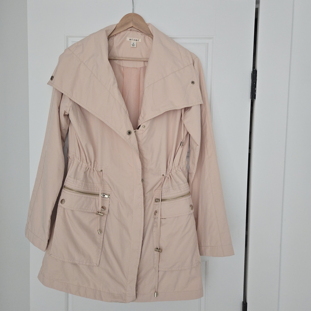 Miami Light Pink Utility Jacket – Size Small (NWOT)